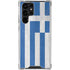 Greece Flag Distressed Galaxy S23 Ultra Clear Case